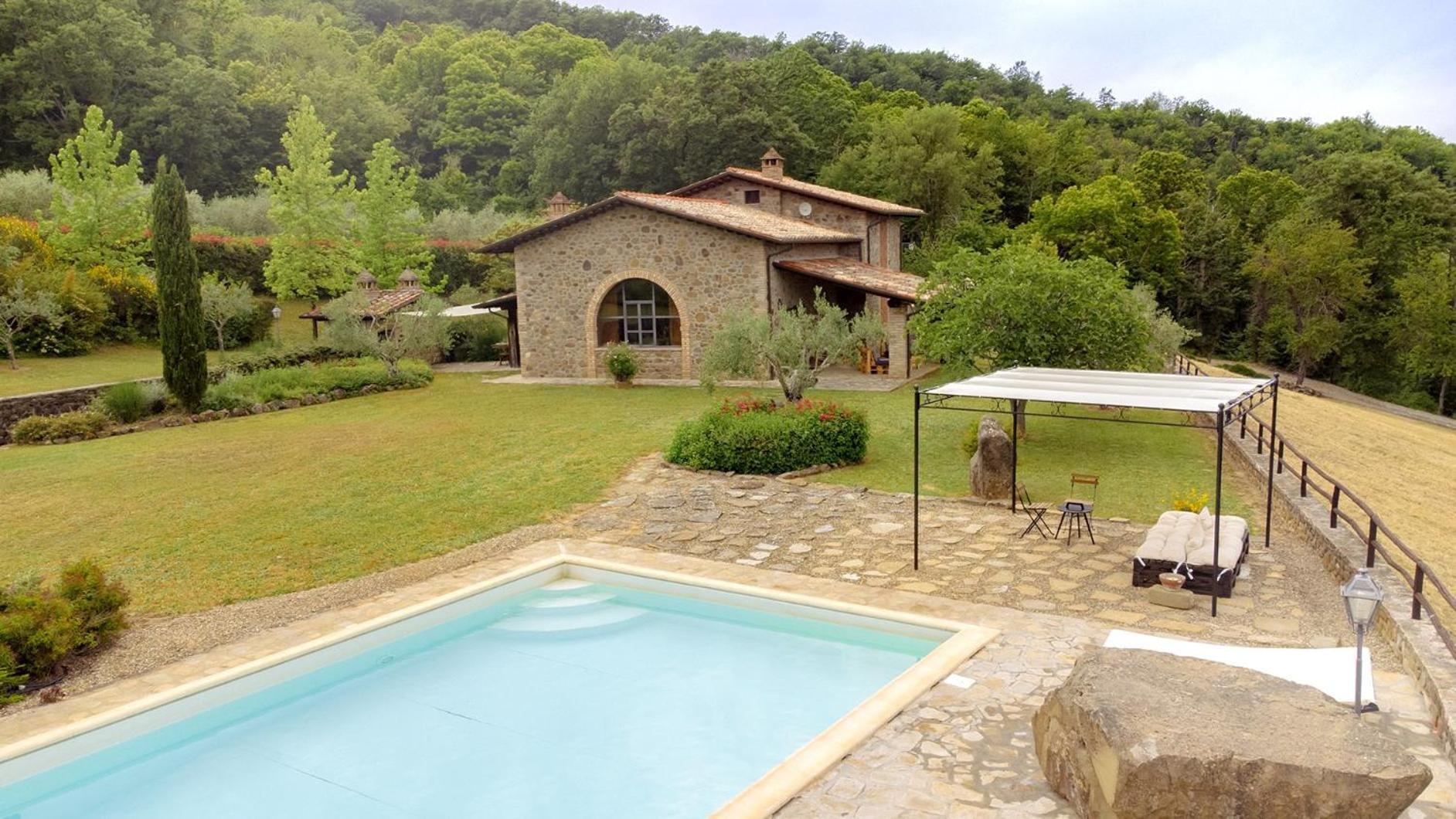Villa Elisa - Private Pool & Airco Near Reschio Castle Lugnano Exterior photo